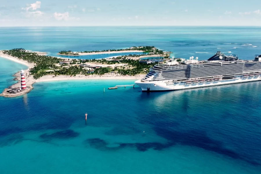Ilha particular da MSC Ocean Cay