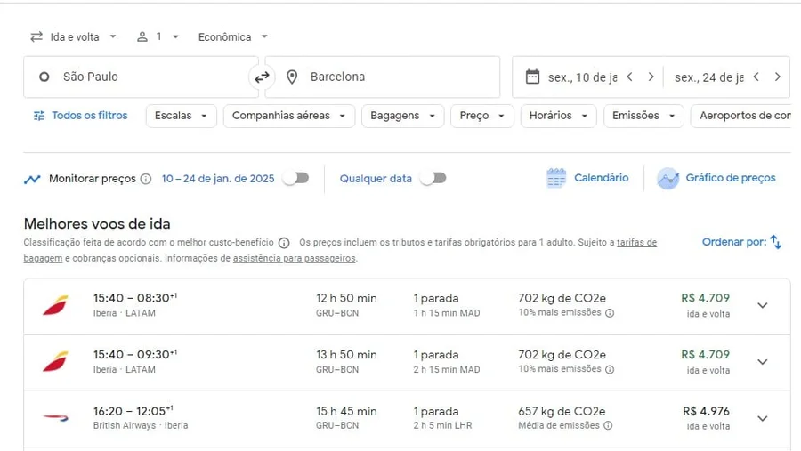 Google Flight