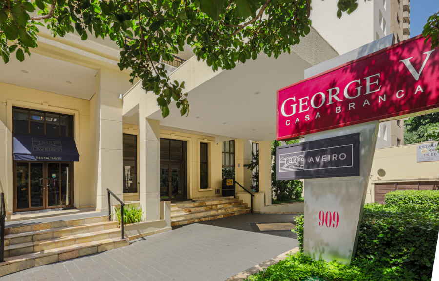Localização estratégica do George V Casa Branca