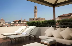 Rooftop com vista para Florença