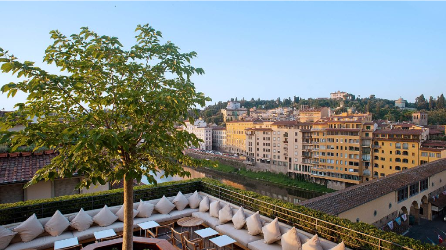 Hospedagem com vista em Florença