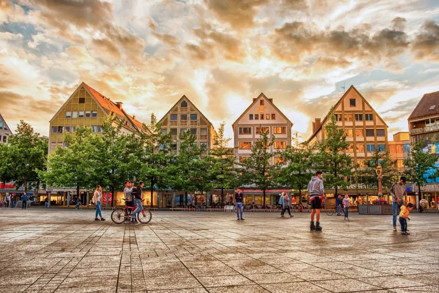 Ulm, cidade na Rota Romântica na Alemanha