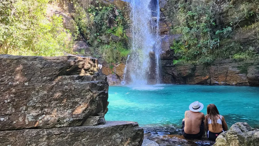 Cachoeira Santa Bárbara - Chapada dos Veadeiros