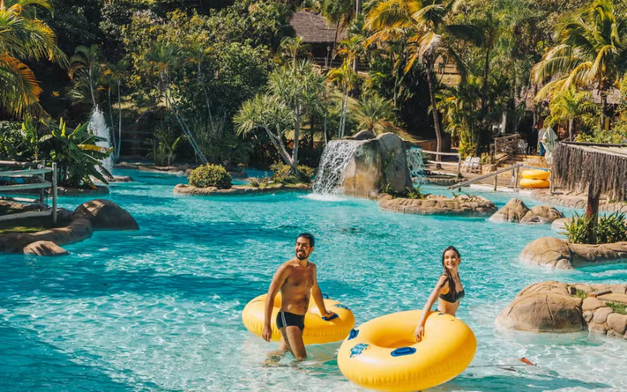 Cidade encanta com seus parques aquáticos