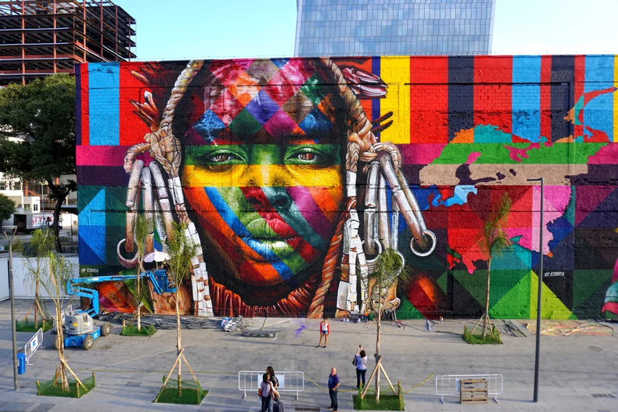 Passeios no Rio de Janeiro - Mural Etnias