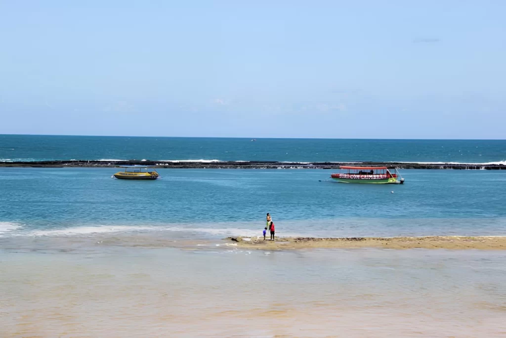 Vista da Praia do Francês, em Alagoas