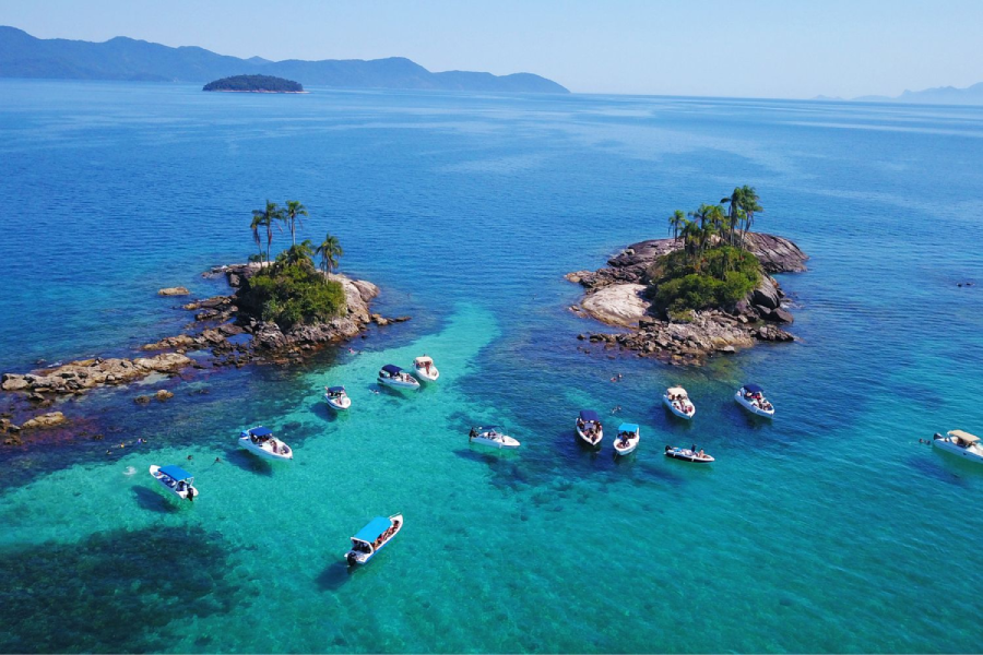 Ilhas Botinas, em Angra dos Reis