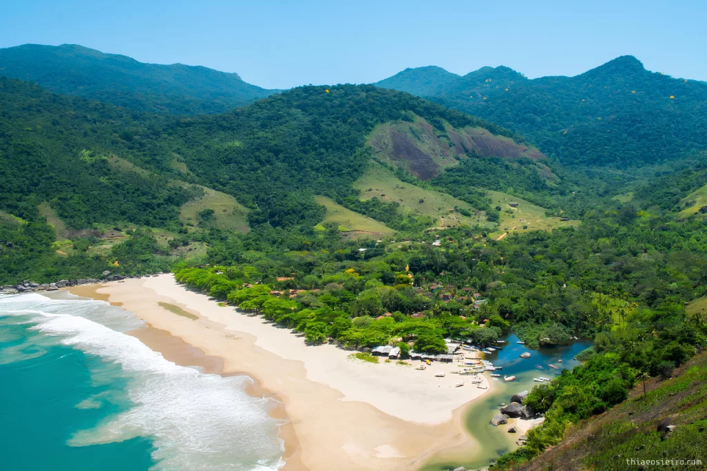 Praia do Bonete, uma das praias mais famosas de Ilhabela