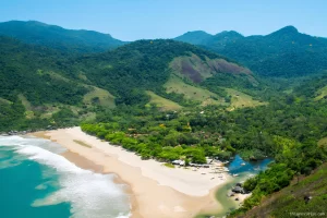 Praia do Bonete, uma das praias mais famosas de Ilhabela