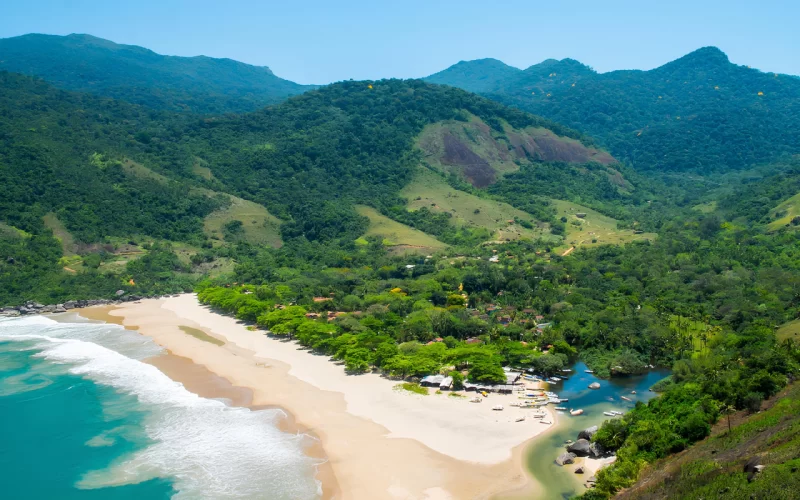 Praia do Bonete, uma das praias mais famosas de Ilhabela