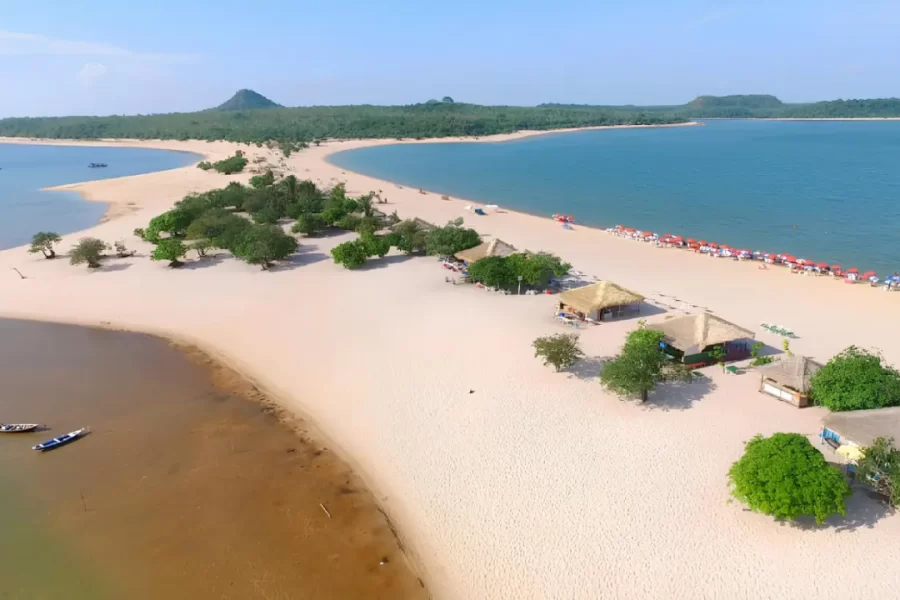 Praias de água doce em Alter do Chão