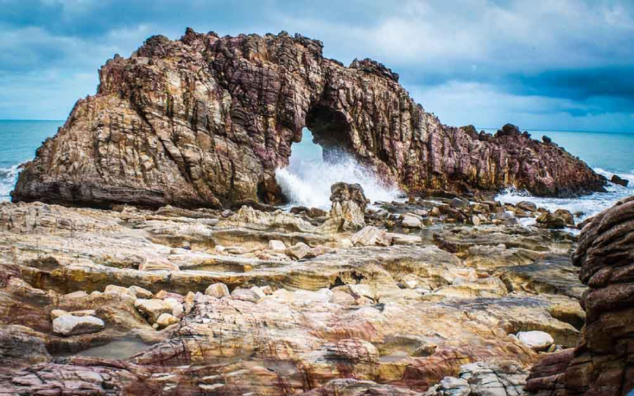 Pedra Furada, em Jericoacoara