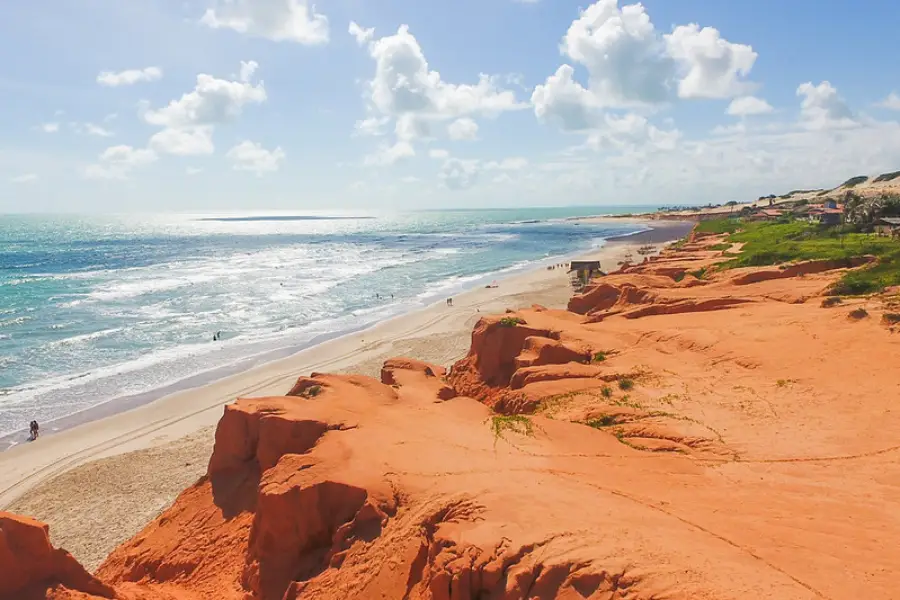 Canoa Quebrada, Aracati, CE: falésias e mar azul