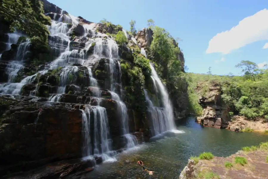 Guia de cachoeiras na Chapada dos Veadeiros