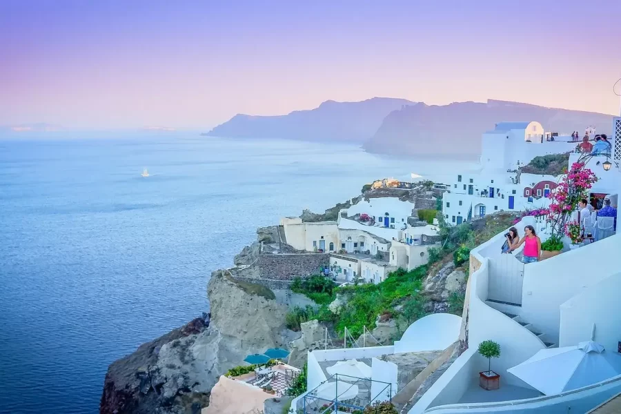 Guia de viagem em Santorini