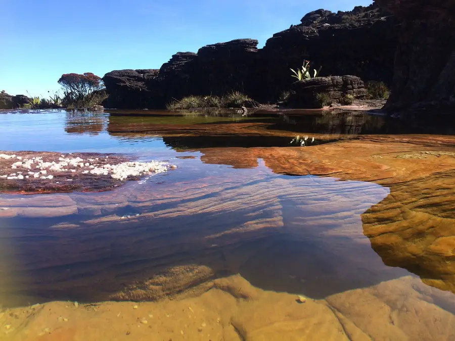 Piscinas naturais do Monte Roraima que parecem verdadeiras jacuzzis esculpidas pela natureza