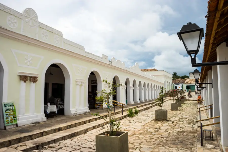 Mercado Municipal da Cidade de Goiás, em Goiás, GO, com produtos típicos regionais