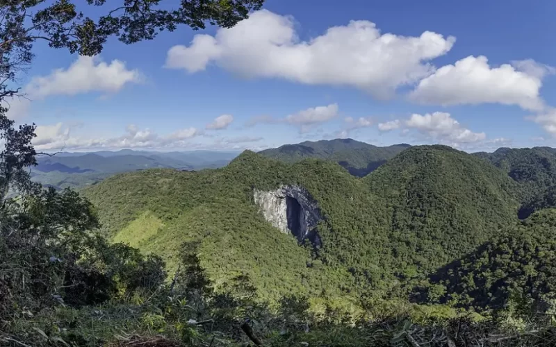Área natural do PETAR, no interior de São Paulo