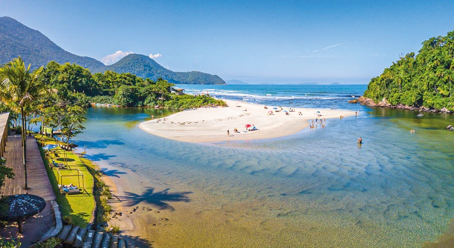 Praias do litoral norte de SP