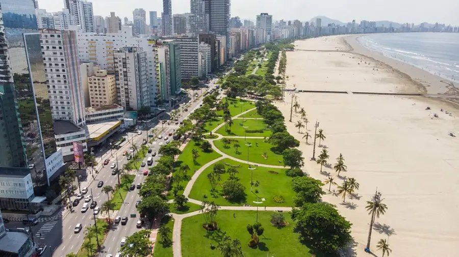 Jardins de Santos, SP, destaque turístico e paisagístico do litoral paulista