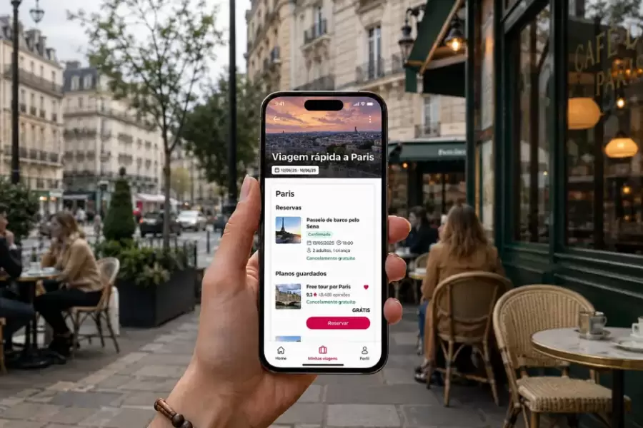 App de viagens Civitatis