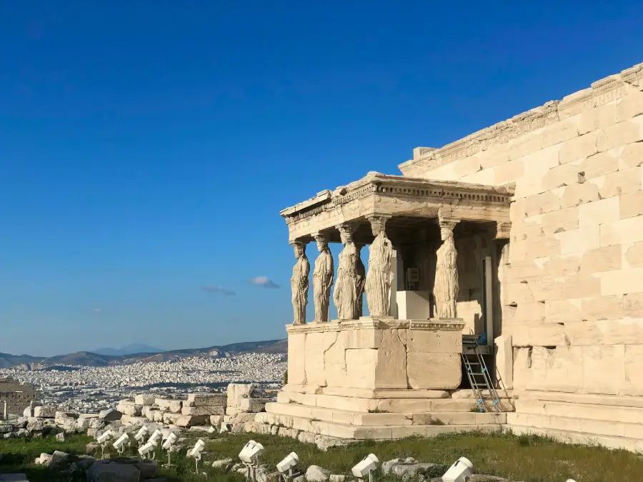 Paisagem de Atenas, na Grécia