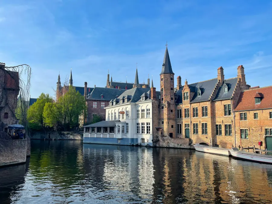 Lugares e paisagem de Bruges, na Bélgica