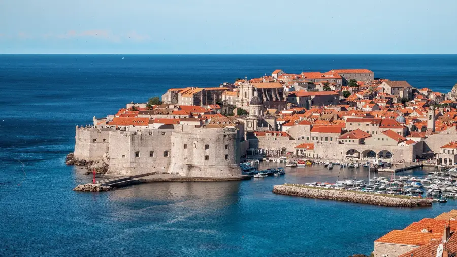 Dubrovnik, na Croácia, conhecida como Porto Real em "Game of Thrones"