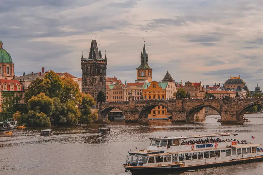 Paisagem urbana de Praga, na República Tcheca