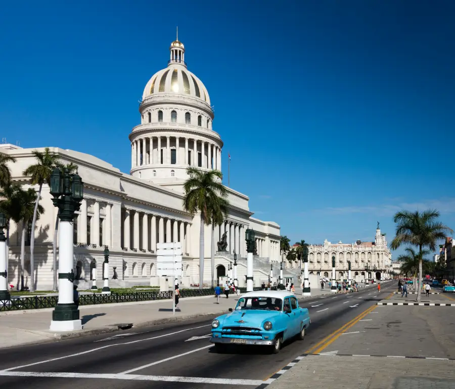 Vista urbana de Havana, em Cuba