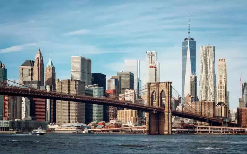 Atrações e paisagem urbana de Nova York, nos Estados Unidos