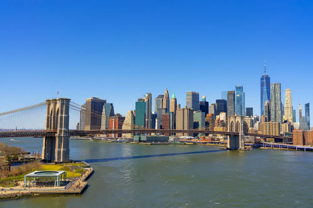 Paisagem urbana de Nova York, nos Estados Unidos