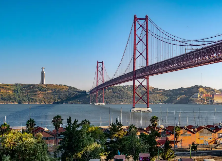 Paisagem urbana de Lisboa, em Portugal