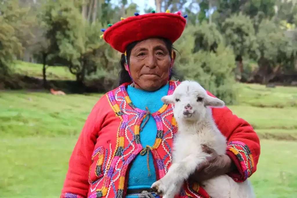 Cholitas nos arredores de Cusco, capital do Império Inca